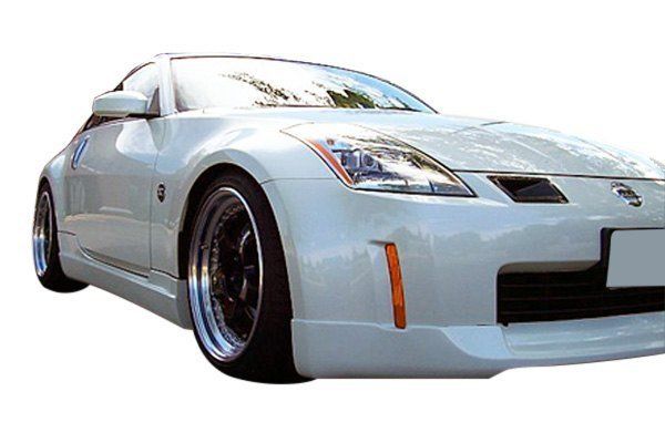 KBD - Nissan 350Z 2003-2008 ING Style 2 Piece Polyurethane Side Skirts (37-2296)