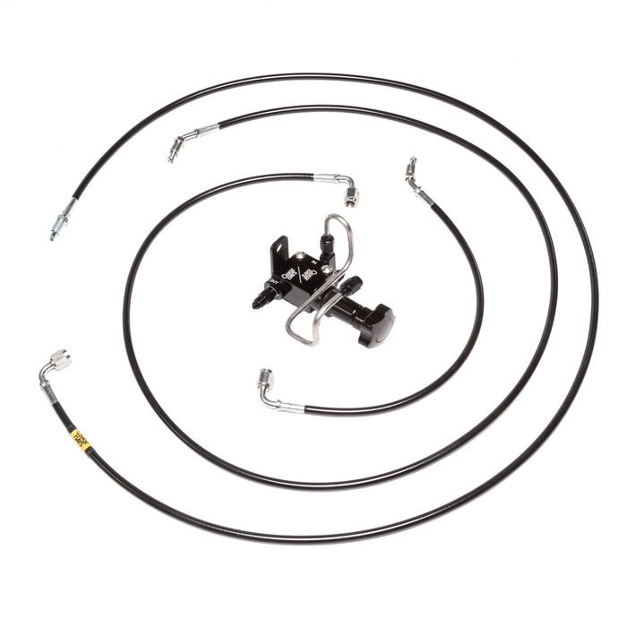 Chase Bays - Brake Line Relocation for Nissan 240sx S13 / S14 / S15 with Single Piston Brake Booster Delete (CB-N-S134BBE)