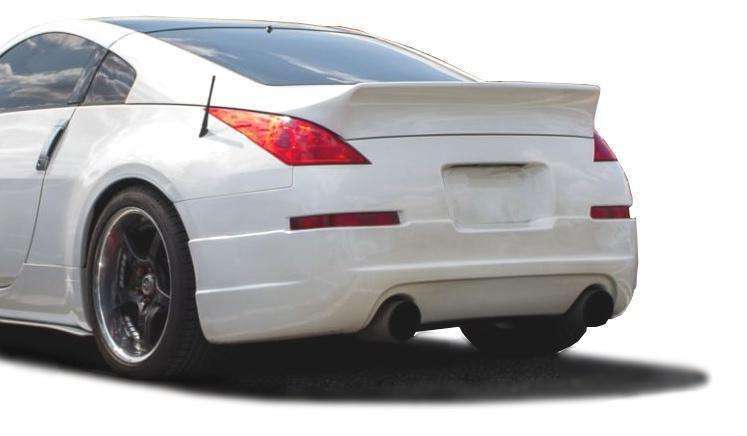 KBD - Nissan 350Z 2003-2008 Duckbill Style 1 Piece Polyurethane Rear Wing Spoiler (37-6043)