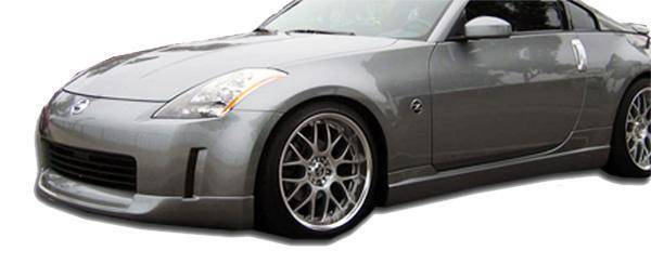 KBD - Nissan 350Z 2003-2008 ING Style 2 Piece Polyurethane Side Skirts (37-2296)