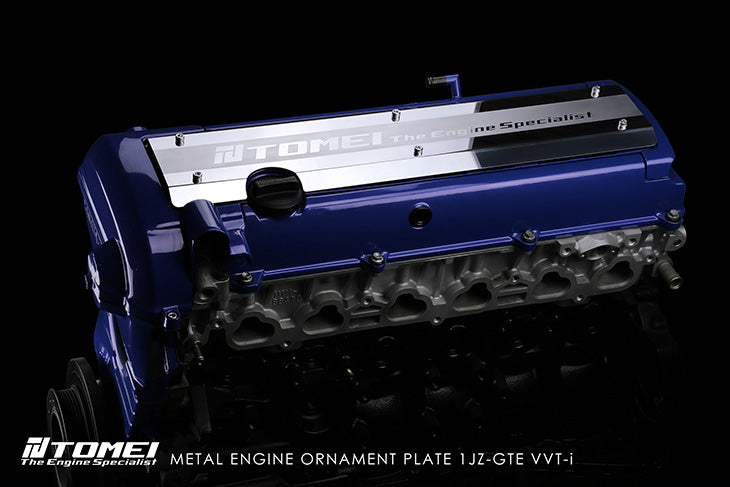 Tomei - 1JZ-GTE VVT-i METAL ENGINE ORNAMENT PLATE (TE101A-TY04A)