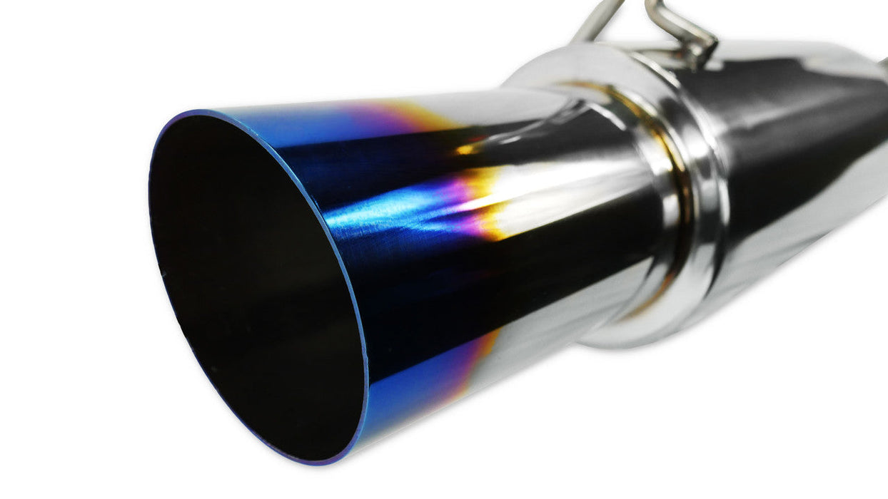 ISR Performance - Single GT Exhaust With Burnt Tip- Nissan 350Z (IS-GT-350Z-BT)