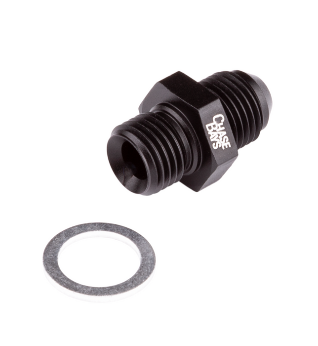 Chase Bays - 14x1.5 to 6AN Adapter w/ Aluminum Crush Washer (CB-M14CRUSH)