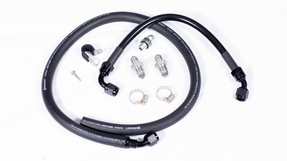 Sikky Manufacturing - Mazda RX7 FD LHD LS3 Swap Power Steering Line Kit (SM-PS104A)