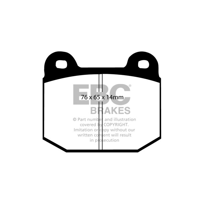 EBC - Redstuff Brake Pads (Brembo) 350Z / Skyline / G35 / GT86 / BRZ - Rear