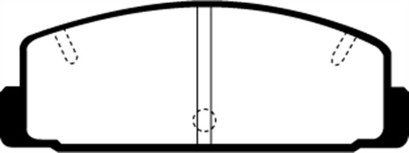 EBC - 86-95 Mazda RX7 Yellowstuff Rear Brake Pads