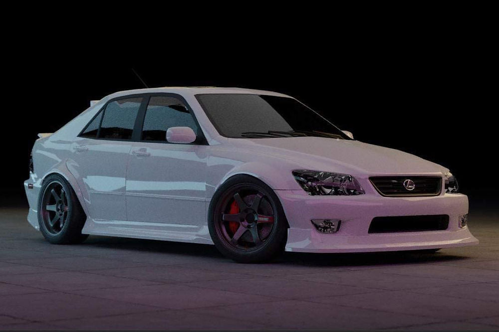 Big Duck Club - Lexus IS300 / Altezza Side Skirts