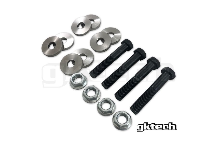 GKTech - Z33 350Z/G35 ECCENTRIC CAMBER & TOE ARM LOCKOUT KIT (Z334-BOLT)