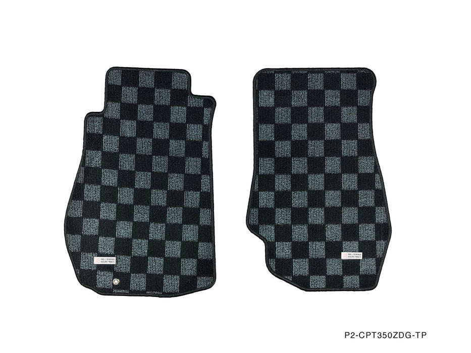 P2M - NISSAN Z33 350Z RACE FLOOR MATS : DARK GREY (P2-CPT350ZDG-TP)