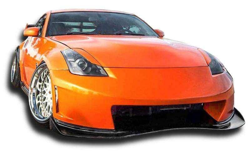 KBD - Nissan 350Z 2003-2008 N3-R Style 1 Piece Polyurethane Front Bumper (37-6013)