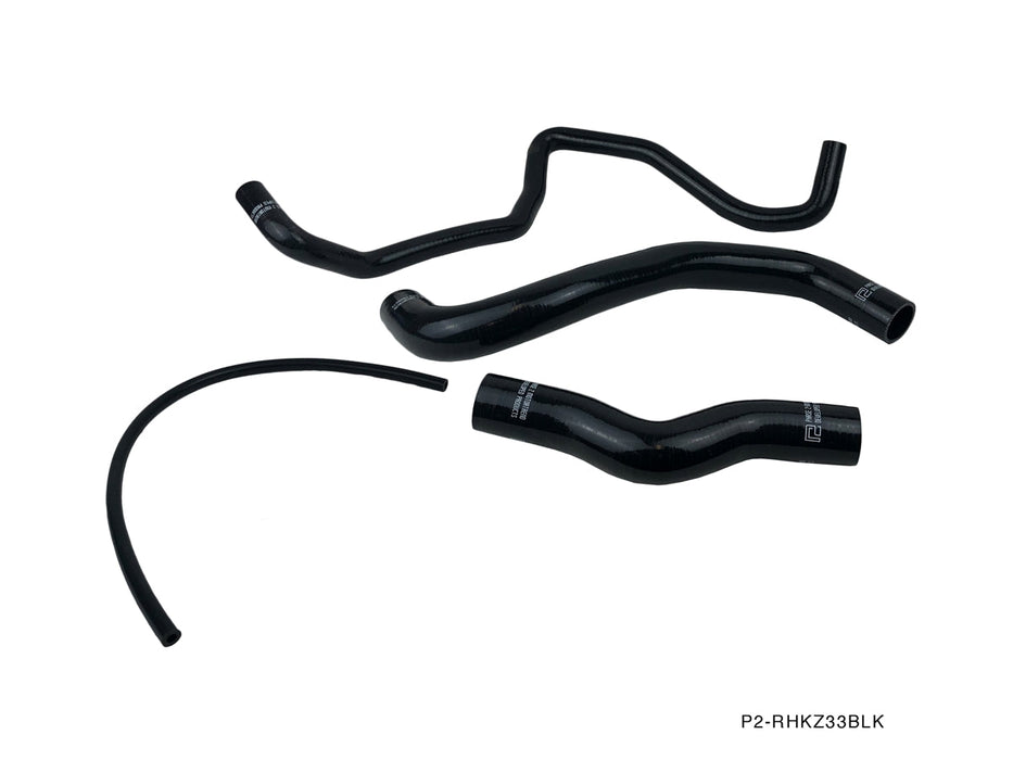 P2M - NISSAN Z33 350Z RADIATOR HOSE KIT : BLACK (P2-RHKZ33BLK)