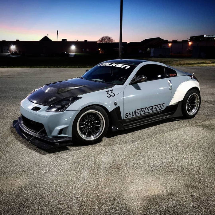 KBD - Nissan 350Z 2003-2008 ING Style 4 Piece Polyurethane Full Body Kit (37-2140)