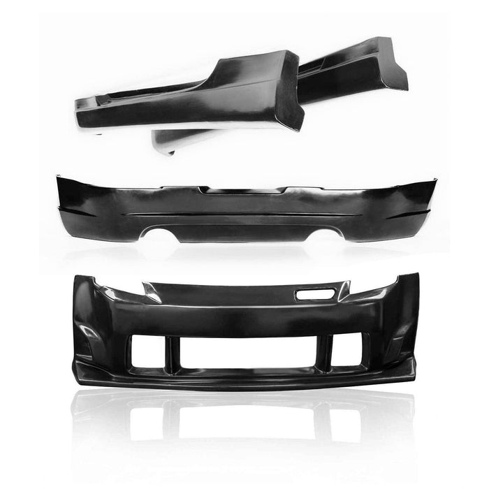 KBD - Nissan 350Z 2003-2008 ING Style 4 Piece Polyurethane Full Body Kit (37-2140)