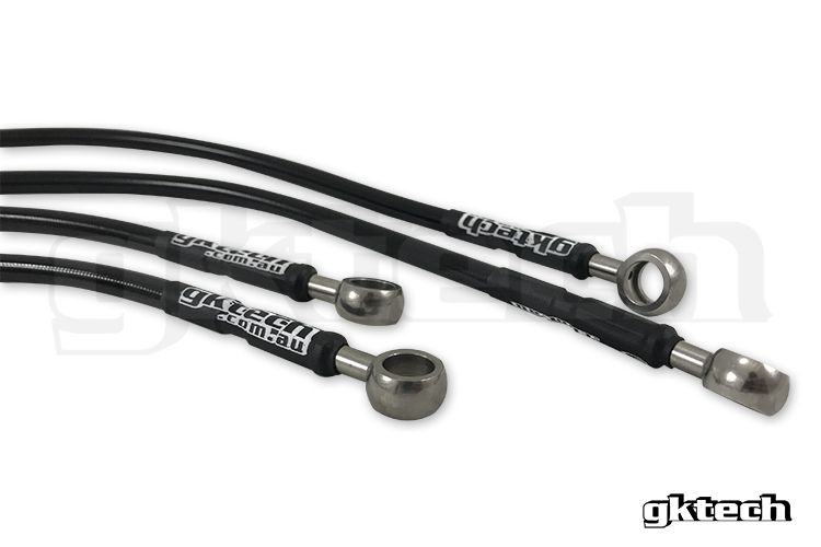 GKTech - S14 240SX/S15 SILVIA BRAIDED BRAKE LINES (FRONT & REAR SET) (S145-BRKE-1)