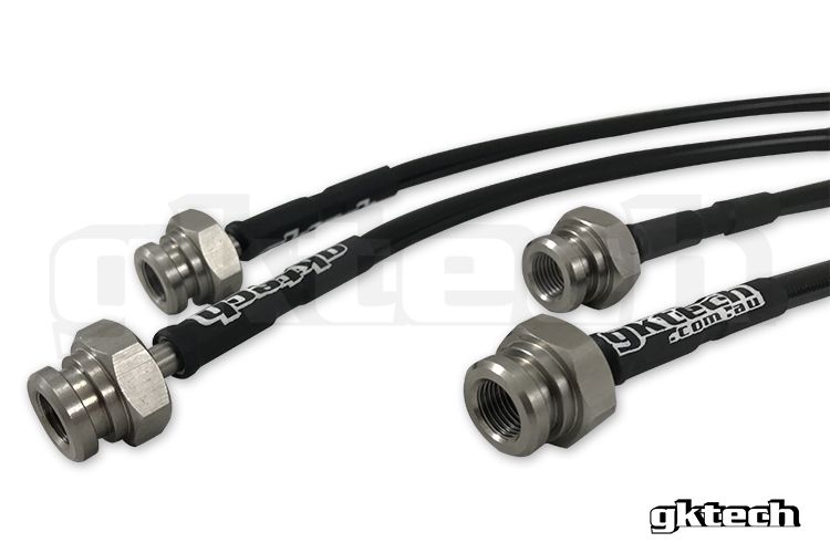 GKTech - S14 240SX/S15 SILVIA BRAIDED BRAKE LINES (FRONT & REAR SET) (S145-BRKE-1)