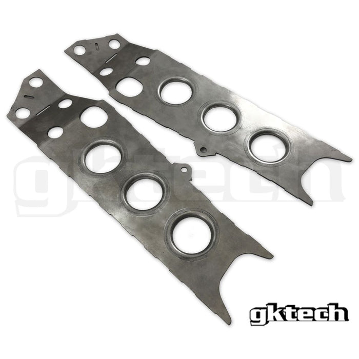 GKTech - S14 240SX K-FRAME/TENSION MOUNT WELD IN REINFORCEMENT PLATES (S145-KFRM)