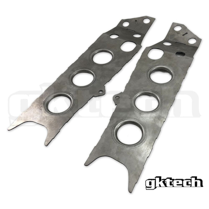 GKTech - S14 240SX K-FRAME/TENSION MOUNT WELD IN REINFORCEMENT PLATES (S145-KFRM)