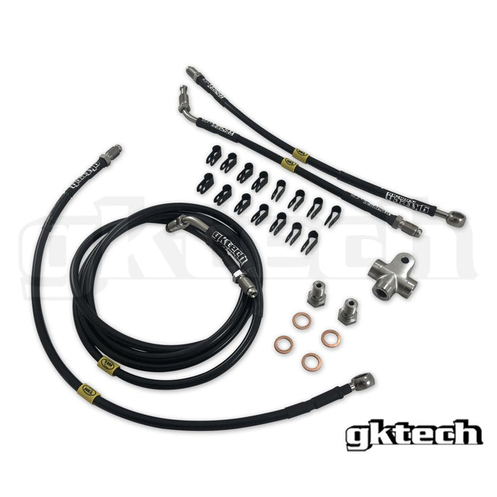 GKTech - STAINLESS STEEL BRAIDED TEFLON LINED ABS DELETE KIT (ABSB)