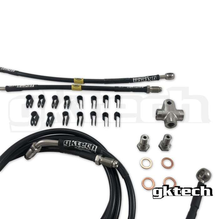 GKTech - STAINLESS STEEL BRAIDED TEFLON LINED ABS DELETE KIT (ABSB)