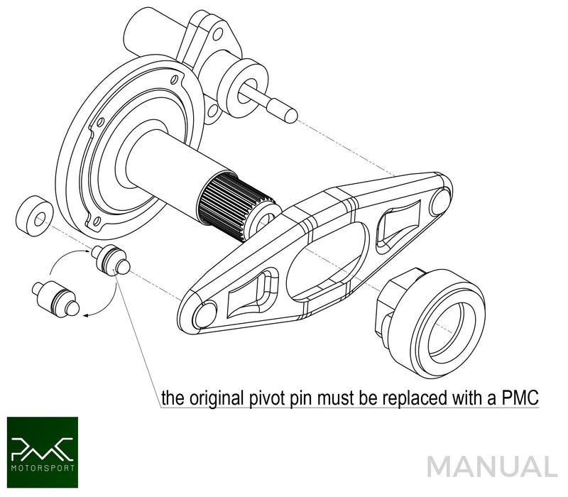 PMC Motorsport - Flywheel Toyota JZ - BMW M57N HGU HGK / N54 - 240mm / 9.45" (K0HGU-240-JZ)