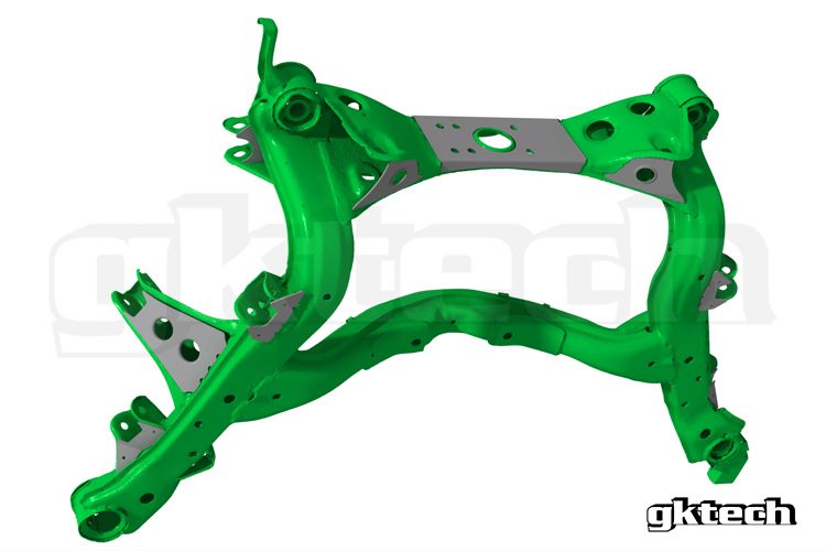 GKTech - V2 S13 240SX/R32 SKYLINE SUBFRAME WELD IN REINFORCEMENT PLATES (S13X-SUBF)