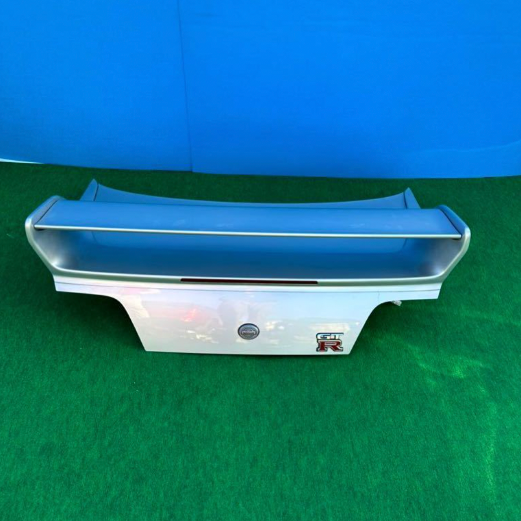 R33 OEM GTR Wing in Silver — Magic Motorsports